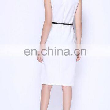 2016 BAIYIMO Women's Summer Mid Calf Floral Style Wear to Work Business Sheath Dress photo-4