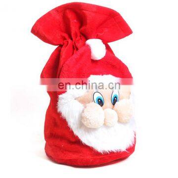 2017 Christmas gift Large Santa Claus Backpack ,Christmas stocking bags with holding hand