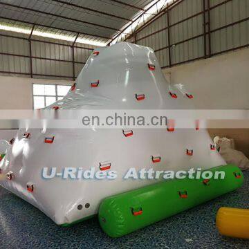 2.4m Height White and Green Floating Water Inflatable Iceberg for The Splash Water Park photo-2