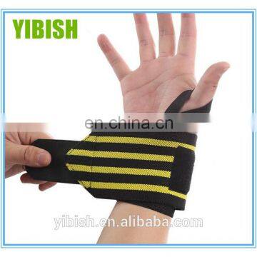 High quality Premium weight lifting wrist support wraps#HW0001