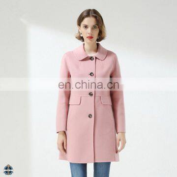 T-WC002 Fashion Winter Single-Breasted Elegant Women Coats