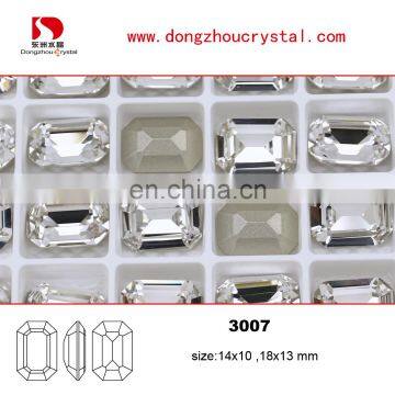 China Octagon Clear Fashion Crystal Stone for Jewelry Making