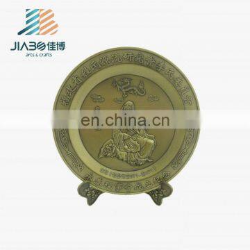 Personalized Custom Commemorative Bronze Dubai Cheap Metal City License Souvenir Plate photo-5