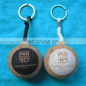 Decorated Custom Cork Floating Keychain photo-3