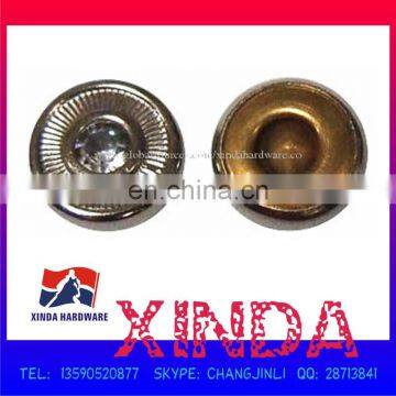 10mm Shinny Rhinestone Metal Rivets for Clothes, Trousers, Bags and More, OEM/ODM Services Provided