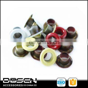 Colorful Metal Looped Shaped Shiny Painted Grommets Eyelets Studs for Shoeslace Hole Clothes Leather Canvas Handbag