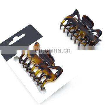 Women Hair Accessories Plastic Tortoise Shell Hair Claws Clips for Long Hair photo-4