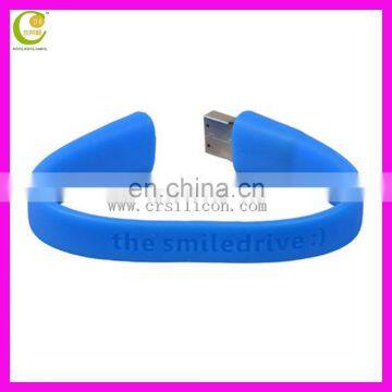 Promotional Silicone Band Rubber Wristband 2GB 4GB 8GB USB Stick Memory photo-5