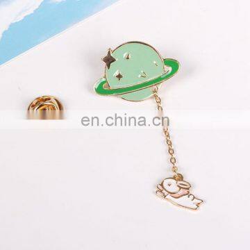 Universe series gift fancy enamel metal brooch