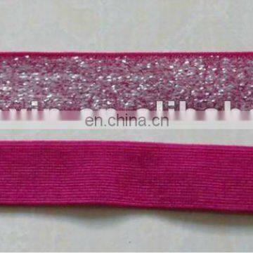 Popular glitter elastic for hair accessories