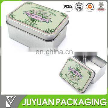 wholesale metal packaging box for watch / square tin can