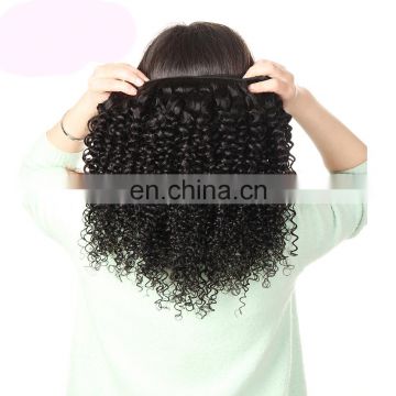 Brazilian remy human hair kinky curly weave