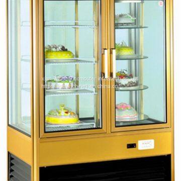 Three-sided Glass Food Display Refrigerator 220v/50hz