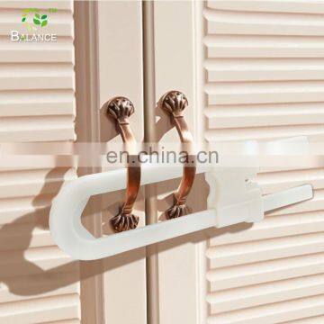 baby safety product plastic lock/cardboard plastic lock closure