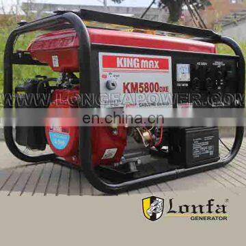 High Quality 6.5hp Gasoline Fuel King Max Power Generators (KM5500DX)