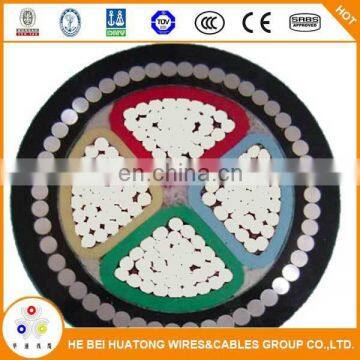 VLV32 Aluminum Conductor PVC Sheathed STEEL WIRE AMOURED Pvc Jacket Underground Cables POWER CABLE photo-3