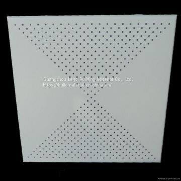 3d Wood Grain Clubhouse White Punched Aluminum Plate photo-2