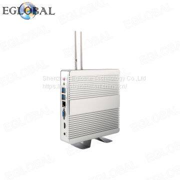 Fanless Mini PC TV Box Desktop i5 5250U mini proter Broadwell Intel jector Win 10 Mini PC