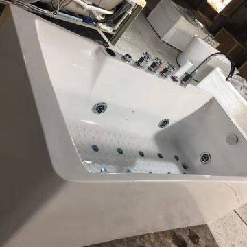 Foshan Factory Single Person Left Right Direction Massage Summer Whirlpool Indoor Bathtub Jacuzzi 1600-1700mm photo-4