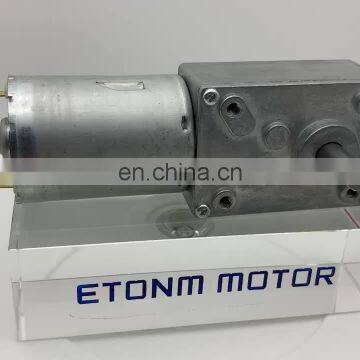 12 volt electric motors right angle worm gear motor with high torque low speed for electric valve