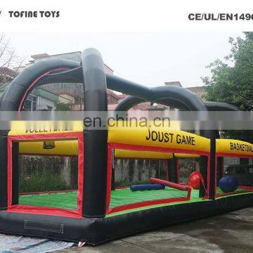 All-in-one Inflatable Sports Arena Ultimate Combo Inflatables Basketball Shooting Game