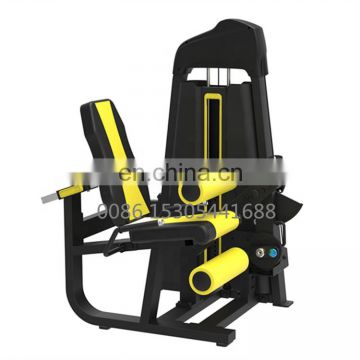 Seated fitness equipment leg extension / leg curl machine