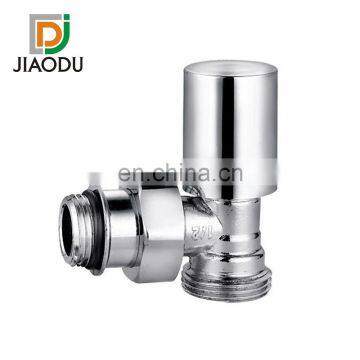 TRV Forged Brass Radiator Valve Angle Type Without Handle Flooring Heating System Valves photo-6