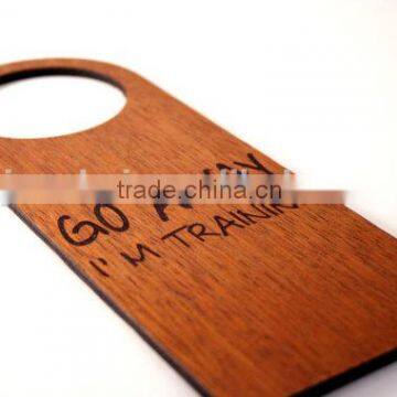 Custom Made Wooden Door Hanger,Wood Door Indicating Hanger