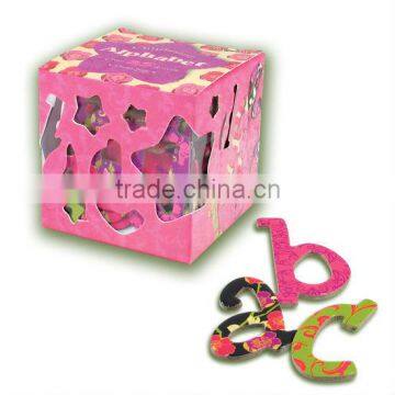 DIY Decor Craft Cube Box Scrapbook Chipboard Alphabet Letter photo-5