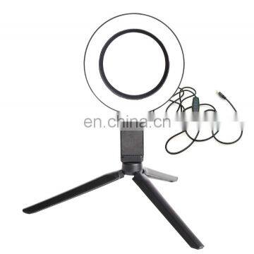 Desktop Mount 10 Inch 26cm LED Ring Light With Tripod Stand and Phone Clamp photo-6