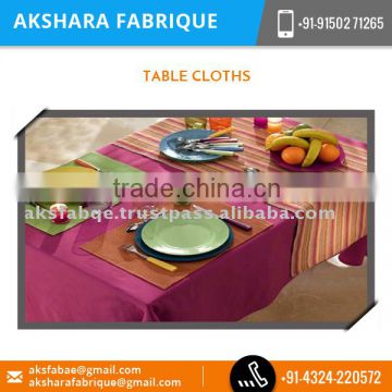 Top Brand Selling Comfortable Soft Wrinkle Free Cotton Table Cloth