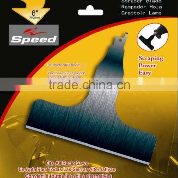 6" reciprocating scraper blade