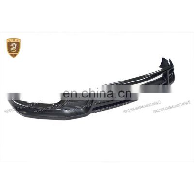 Carbon fiber+frp front lip for porshe macan in te-chart style