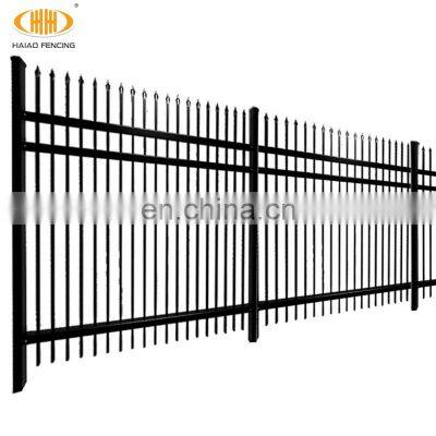 Best-selling beautiful decorative iron pipe home fence