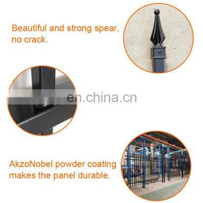Wholesale Outdoor Wall Fence Spearhead Top Metal Fence photo-2