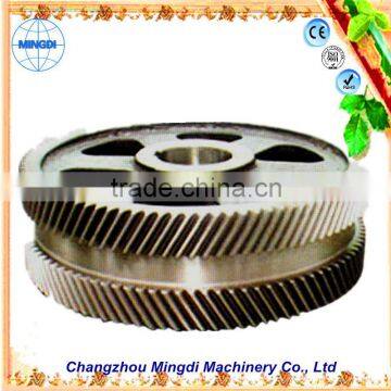Changzhou Machinery Custom Helical bevel Gear / Herringbone Gear Assembly Transmission Parts for towing truck