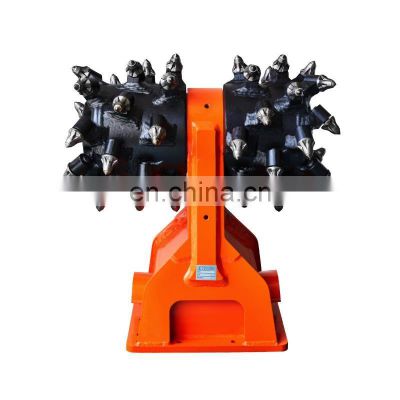 Milling machine excavator attachment hydraulic rotary drum cutter for excavator