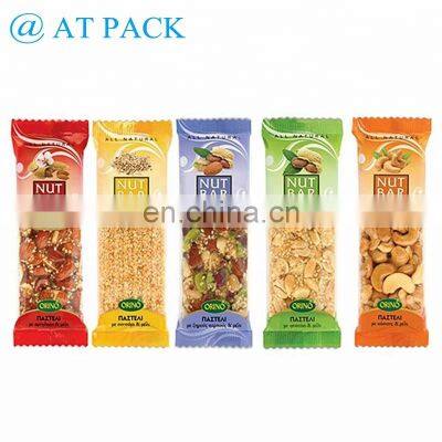 Custom Printed Back Side Seal Heat Sealable Candy Bar Wrapper photo-3