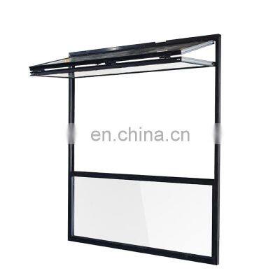 Aluminium Vertical Folding Door And Window Aluminum Push Up Fold Up Windows