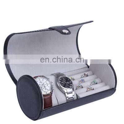 Custom Logo Modern Luxury pu Leather Watch Box photo-2