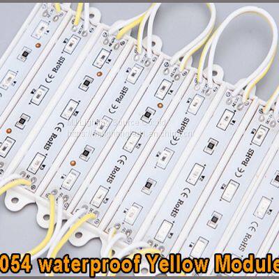 12V LED Advertising Texsign Module SMD 5054 3-chips LED Module for Lettere Signage Yellow Color CE ROHS photo-2
