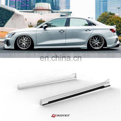 Original side skirts Mudguards Body side wing spoiler kit Door sills Extended mudguards for Audi A3 2020 2021
