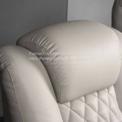 CHIHU Furniture Leather Power Electric Home Theater Movie Cinema Recliner Sofa Seating With Table Board and Cup Holder photo-5