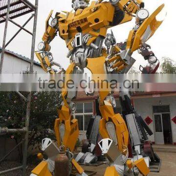 Large Modern Famous Arts Iron Sculpture for Outdoor Decoration Optimus Prime