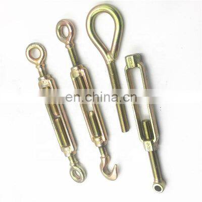 Custom High Strength Alloy Steel Hot Forged Wire Rope Swage Turnbuckle with Galvanizing