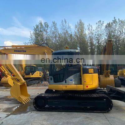 Komatsu used excavator pc128 , Original Japan komatsu pc128 digger with dozer , Komatsu pc120 pc128 pc130