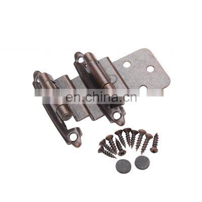 Rhetech Inset/Offset Kitchen Cabinet Door Hinges 3/8in Face Mount Concealed Self Soft Close Furniture Cupboard Cabinet Hinges photo-2