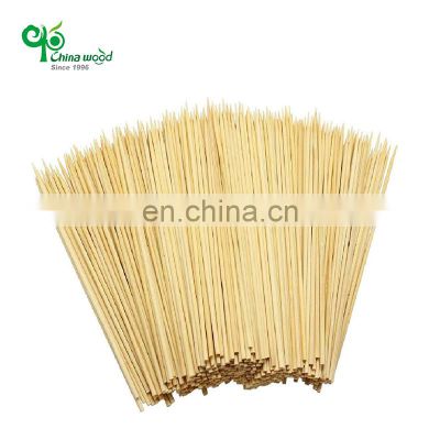 Round Birch Shish Grilling Kebab Natural Barbecue bbq Bamboo Sticks Rods for Lollies