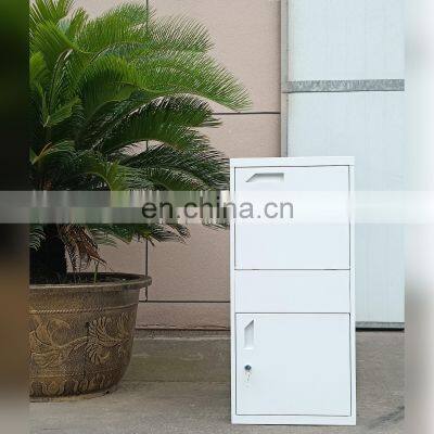 Customized Apartment Mailbox Freestanding Rustic Safe Lockable Post Boxes Mailing Box For Home External Letter Box Manufacturer