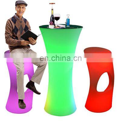 portable led bar table event party wedding rental used outdoor led light bar furniture table chairs sofa set